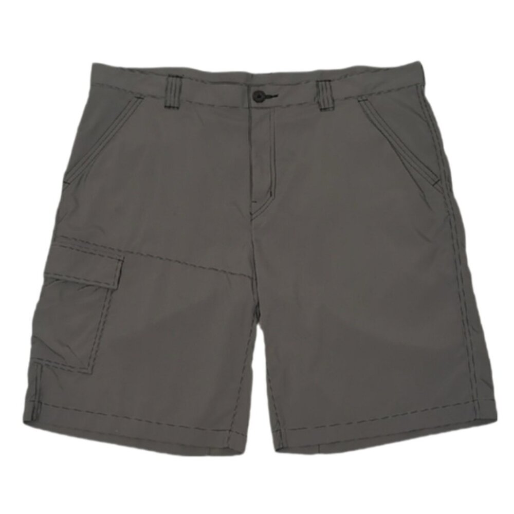 Columbia Mens Cargo Shorts Size 40 Grey Omni Shade UV Sun Protection Active